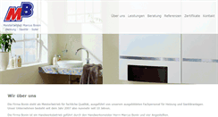 Desktop Screenshot of mb-heizung.net